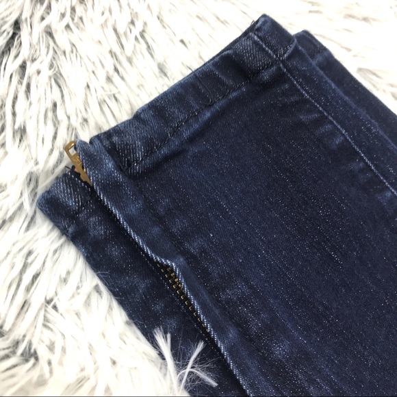 A New Day Dark Wash Zipper Ankle Jeggings EUC - Picture 7 of 9